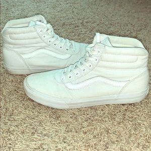 white high top vans